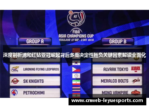 深度剖析浦和红钻亚冠崛起背后多重决定性胜负关键因素解读全面化 深度剖析浦和红钻亚冠崛起背后多重决定性胜负关键因素解读全面化